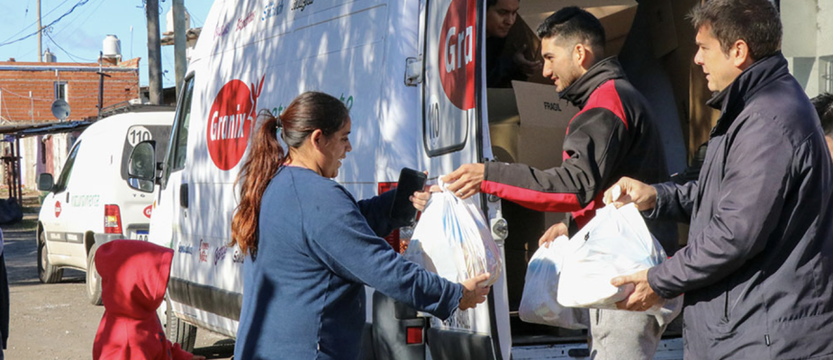 Granix implementa programa de voluntariado para ayudar a familias en Campana